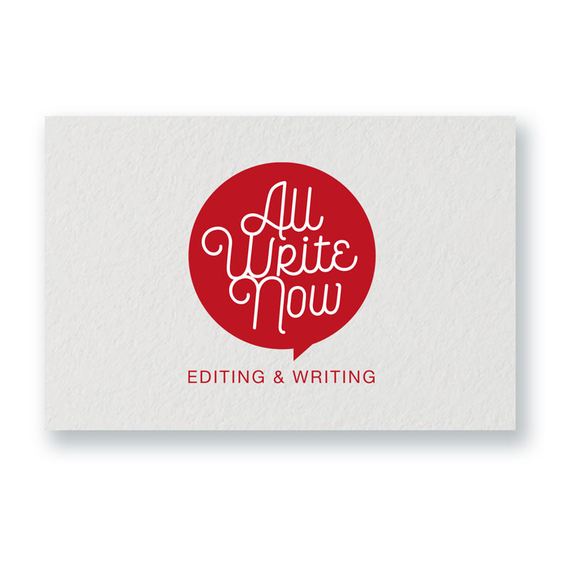 Logo All Wright Now Editing & Writing Company