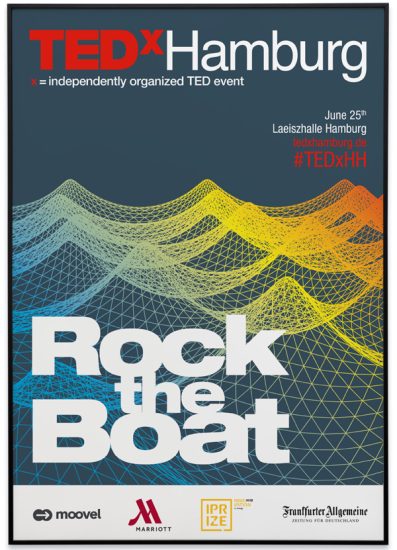 TEDxHamburg Rock the Boat-Plakat